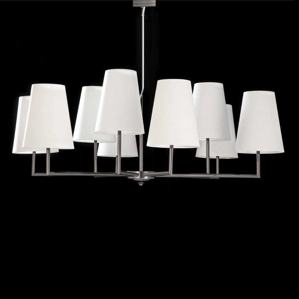 Aiardini Milano / Chandeliers / Metropolitan with lampshades COD 328 B