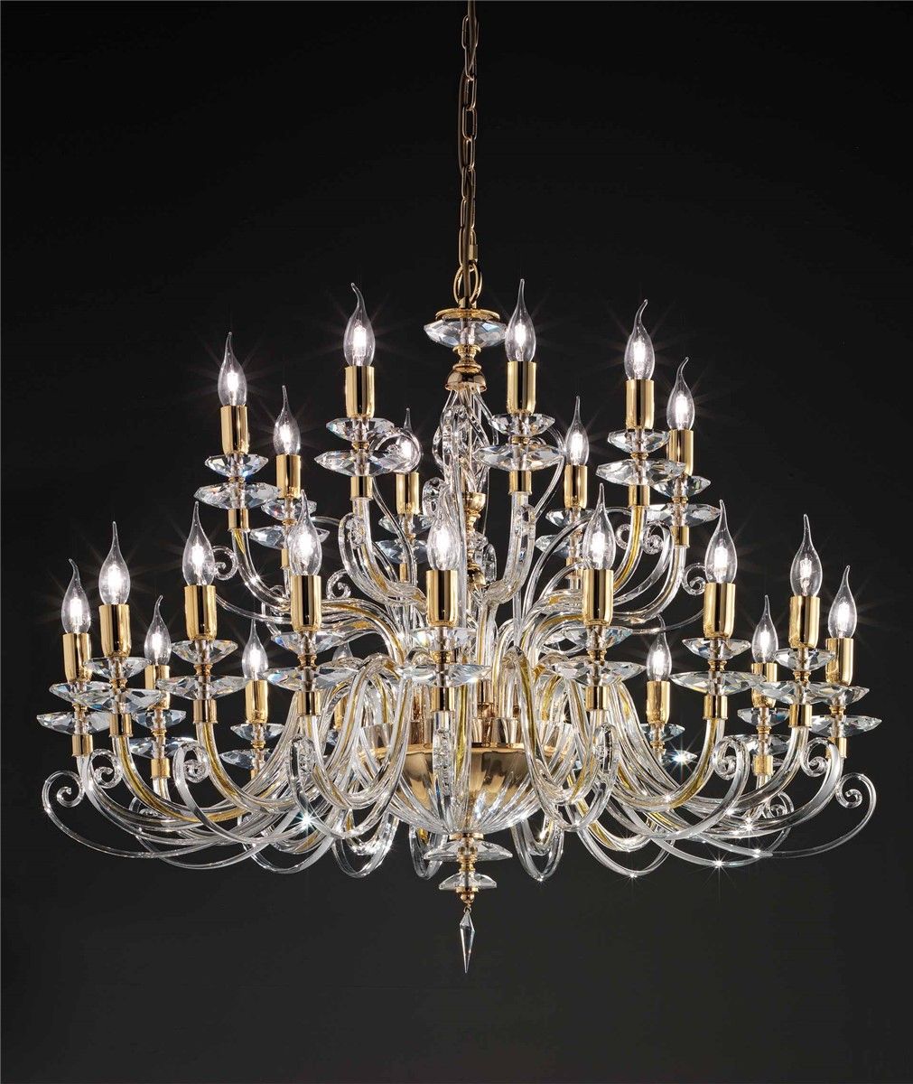 Euroluce Lampadari / Chandeliers / Alicante Clear L16+8