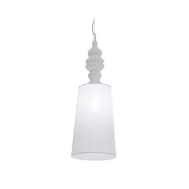 Karman / Pendants & Suspension Lights / Alì e Babà 25cm Ceramic & shade linen SE623BS