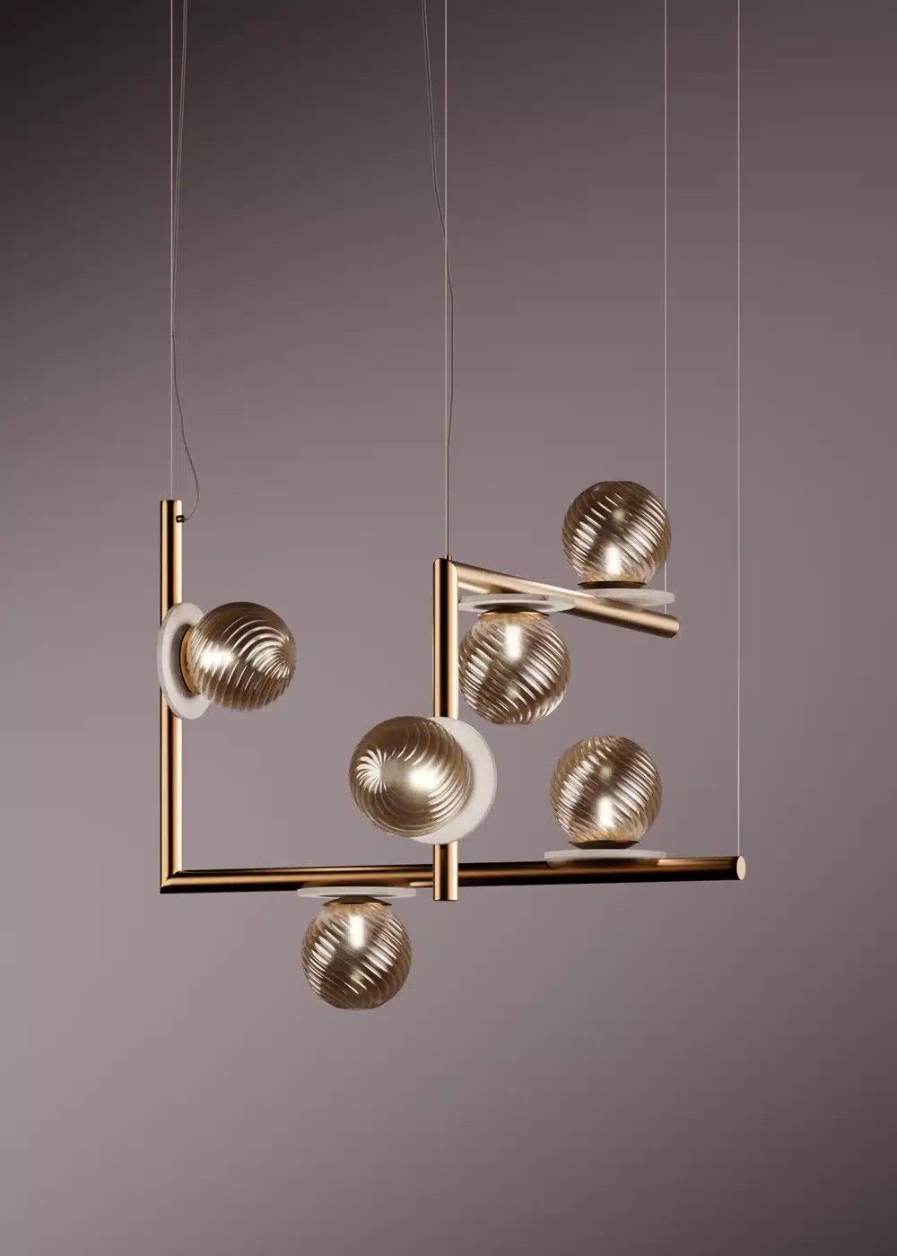 Alabastro Italiano / Pendants & Suspension Lights / Afrodite Double