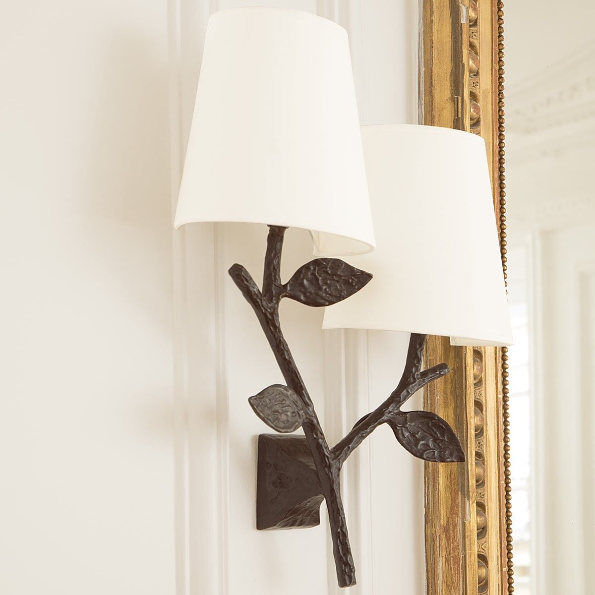 Objet Insolite / Bronze sconces / Applique Flora double