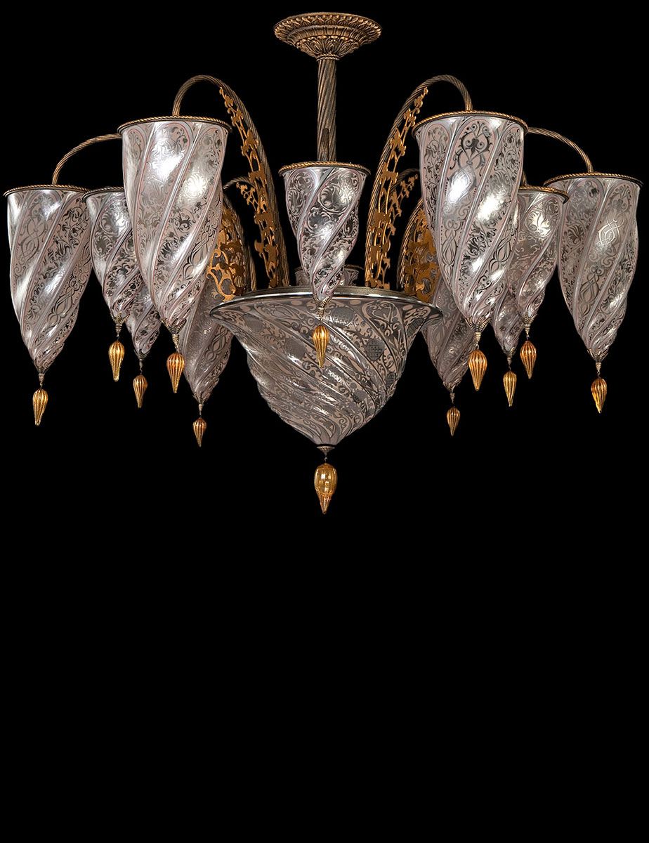 Archeo Venice Design / Suspension Lights / Fountain F7/13 NE