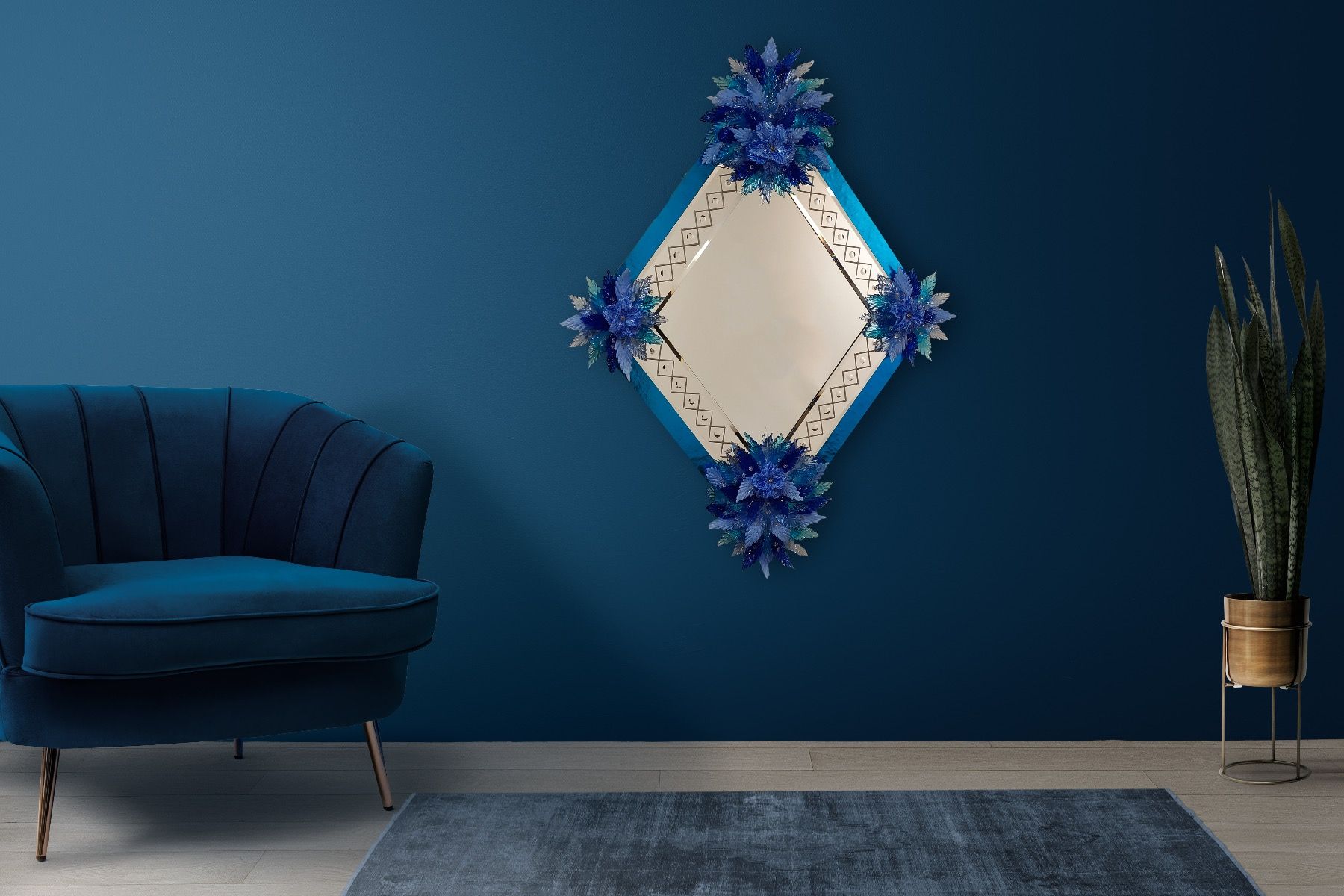 Fratelli Tosi / Wall Mirrors / 0450 Light Blue