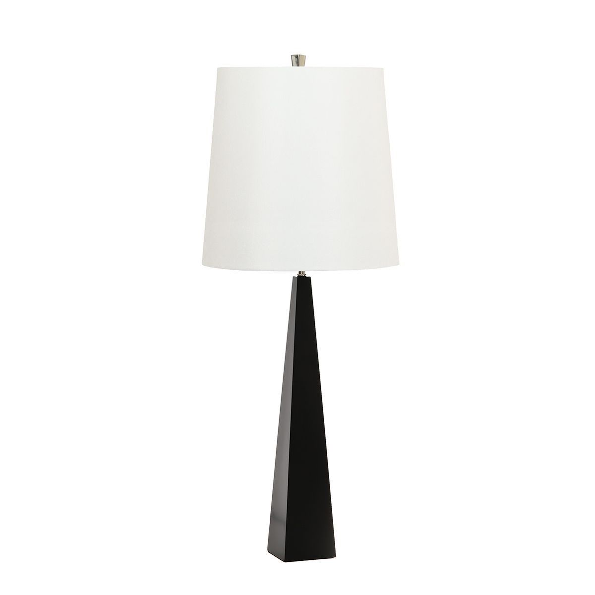 Elstead Lighting / Table Lamps / Ascent Black with White Shade