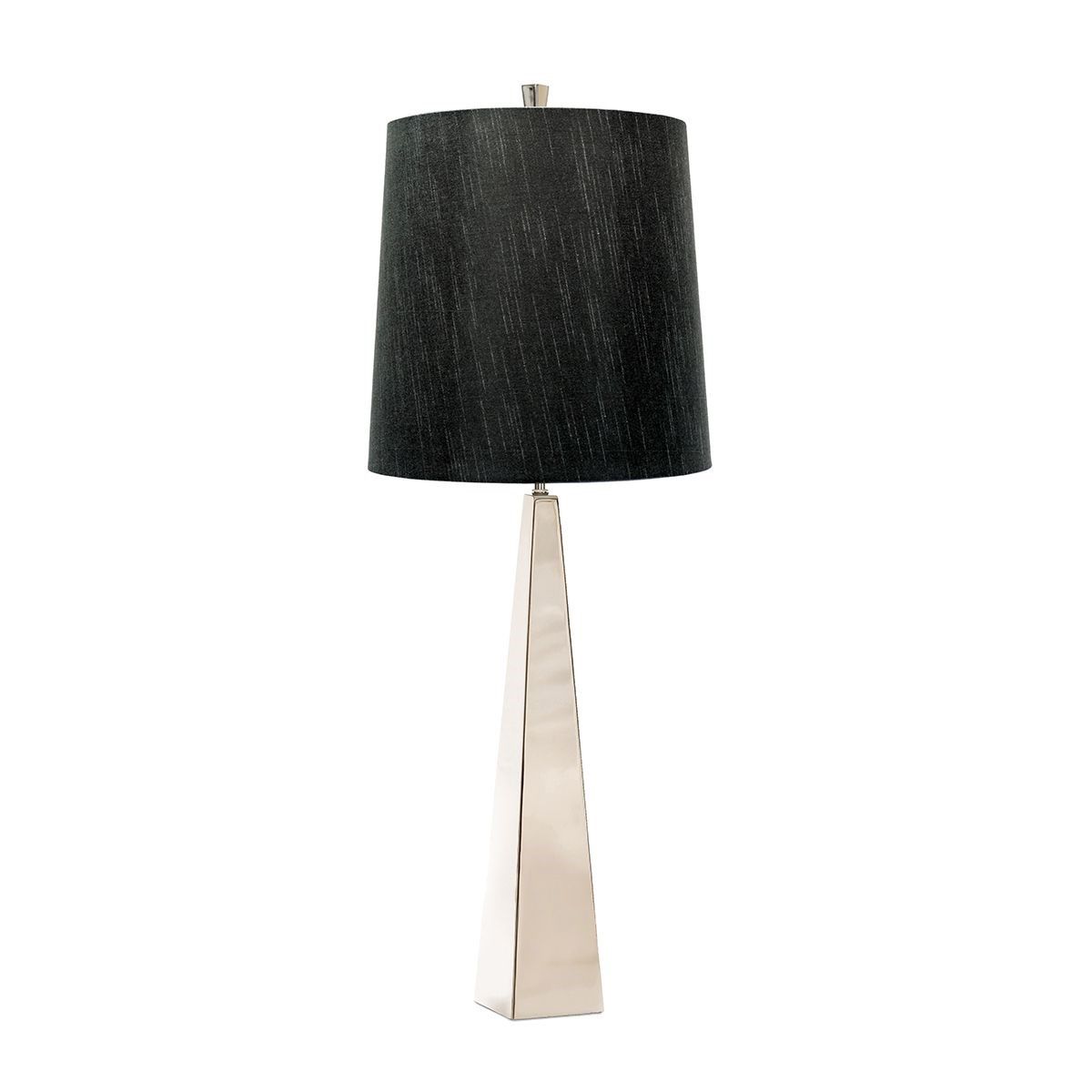 Elstead Lighting / Table Lamps / Ascent Polished nickel with Black Shade