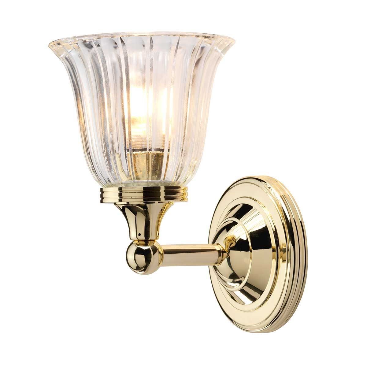Elstead Lighting / Wall Lights / Austen 1 Polished Brass