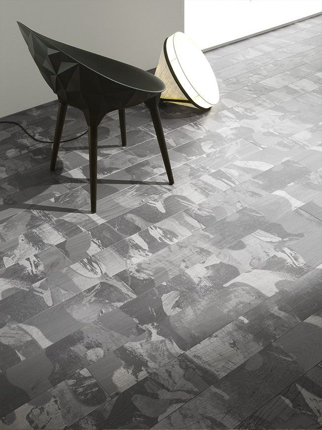 Berti / Diesel Vardagsrum med Berti / Grey parquet Ice Camo