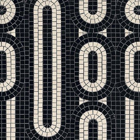 Bisazza / Marmosaico - Decorations / Beat Black