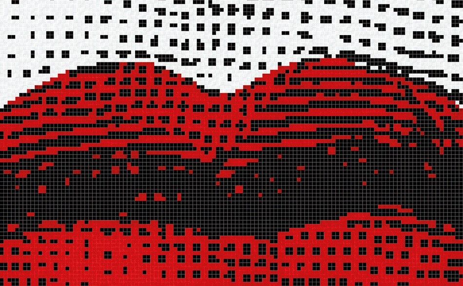 Bisazza / Mosaico - Decorations / Bocca (Collezione fornasetti)