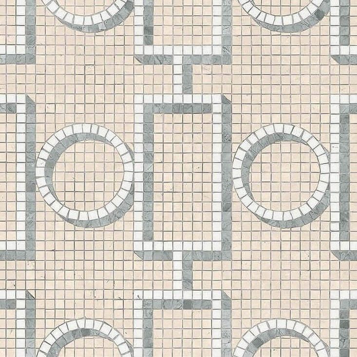 Bisazza / Marmosaico - Decorations / Brera Crema