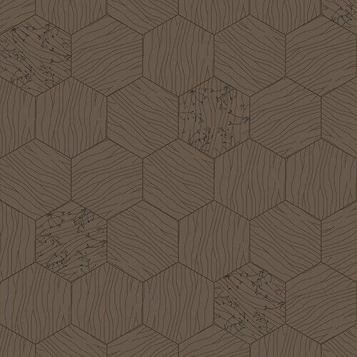 Bisazza / Wood - Decorations / Central Marron Glacé