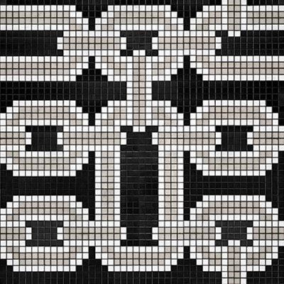 Bisazza / Mosaico - Decorations / Chains Black (Luxe)