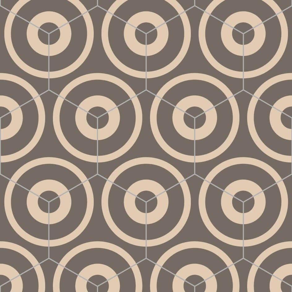 Bisazza / Cementiles / Concentric Tortora