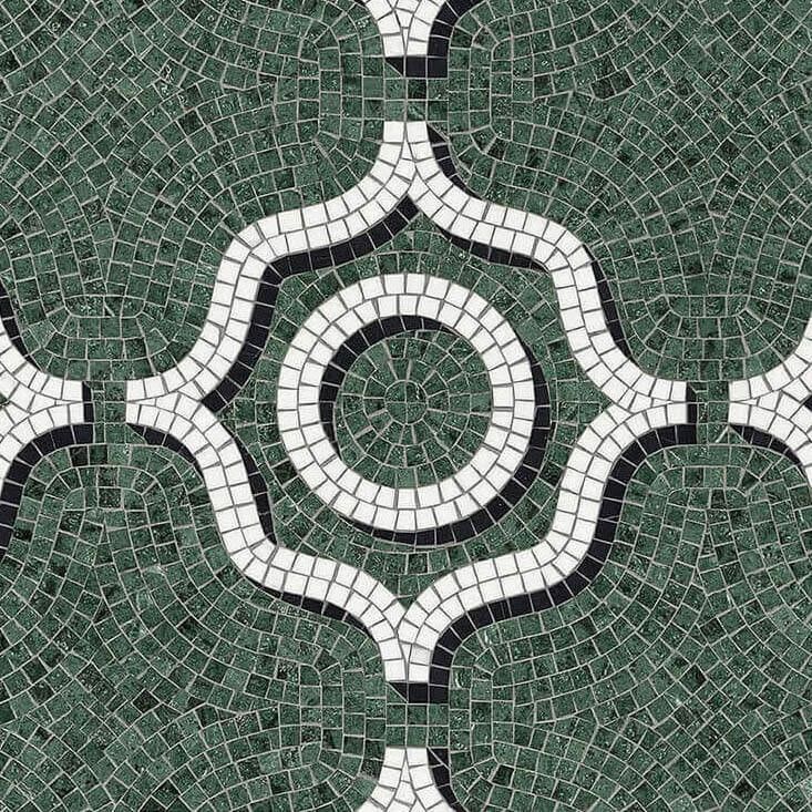 Bisazza / Marmosaico - Decorations / Coronaro Verde