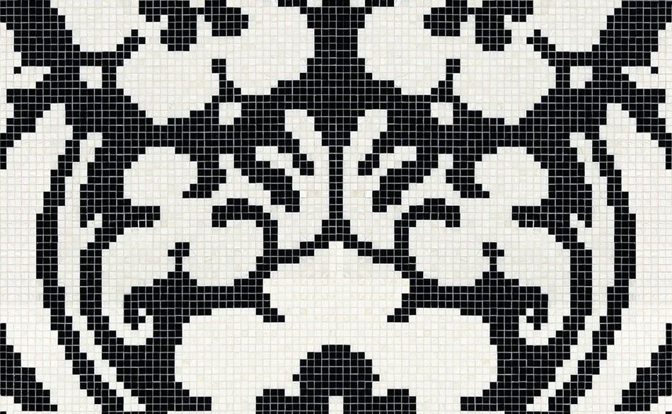 Bisazza / Mosaico - Decorations / Decoupage Noir (Flora)