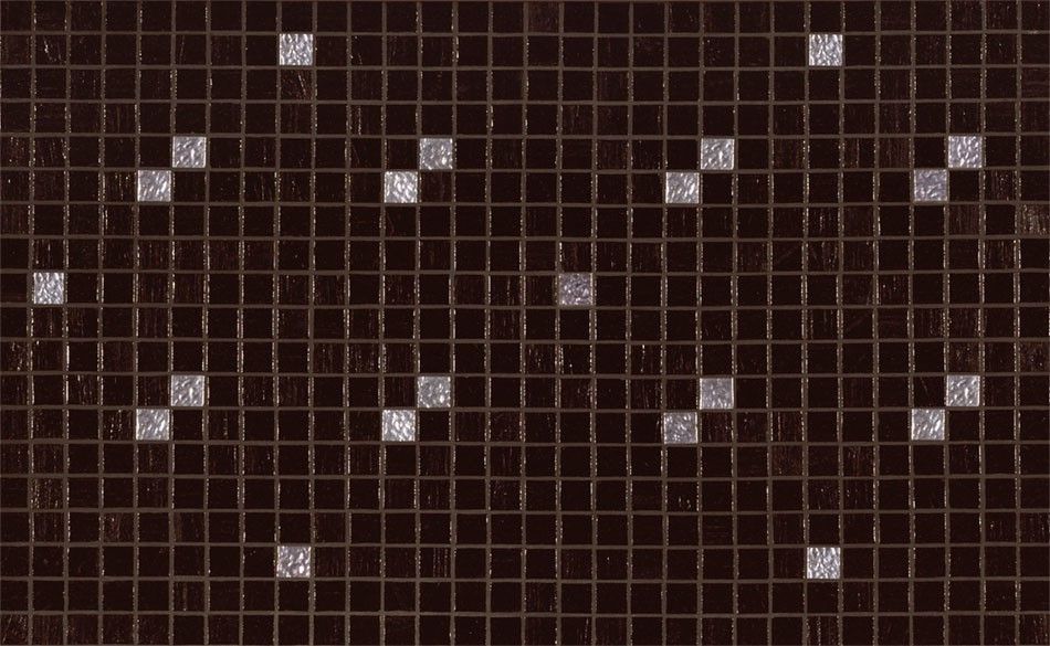 Bisazza / Mosaico - Decorations / Diagonale Nero Oro (Luxe)