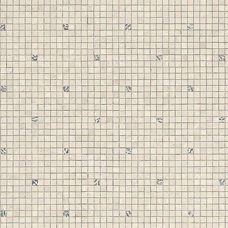 Bisazza / Marmosaico - Decorations / Fiorichiari Crema Platino