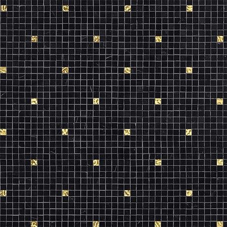 Bisazza / Marmosaico - Decorations / Fiorichiari Nero Oro Giallo