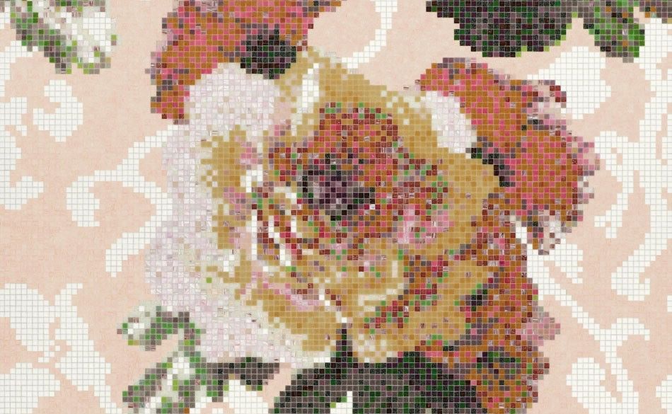 Bisazza / Mosaico - Decorations / Fleurs Rosa (Flora)