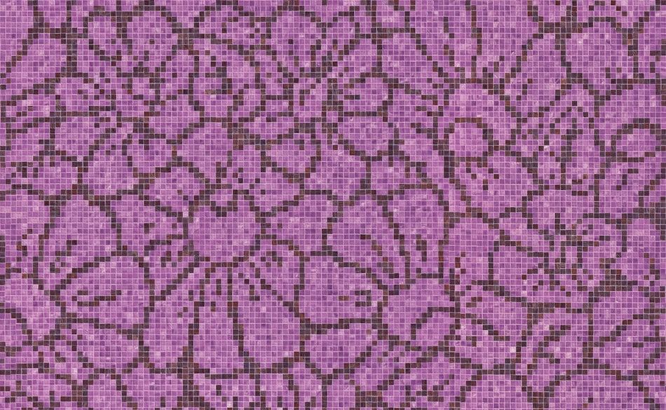 Bisazza / Mosaico - Decorations / Graphic Flowers Purple (Flora)