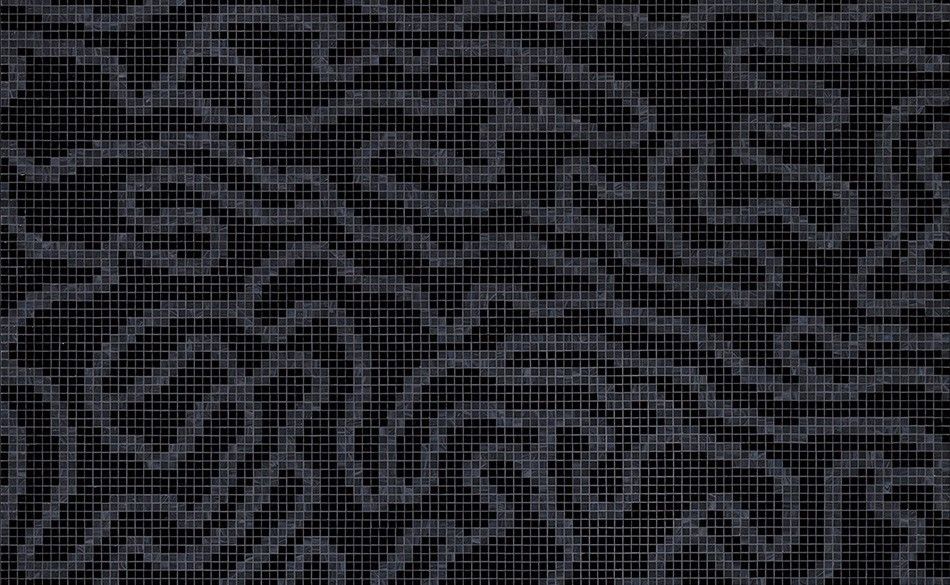 Bisazza / Mosaico - Decorations / Groove Black (Modern)