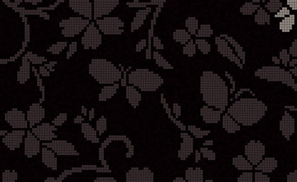 Bisazza / Mosaico - Decorations / Hana-Flower Dark (Flora)