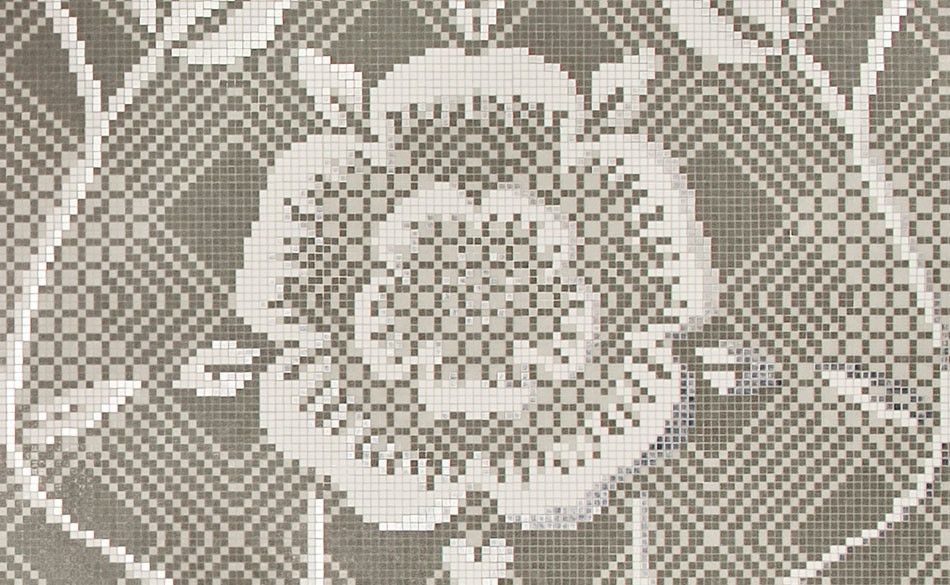 Bisazza / Mosaico - Decorations / Insula Grey (Flora)