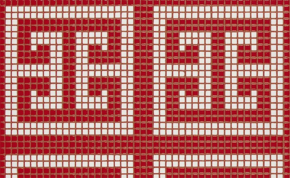 Bisazza / Mosaico - Decorations / Key White Red (Flooring)