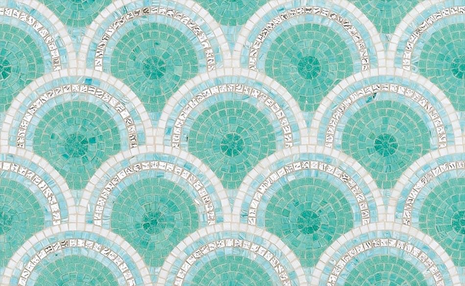 Bisazza / Mosaico - Decorations / Loop Green (Timeless)