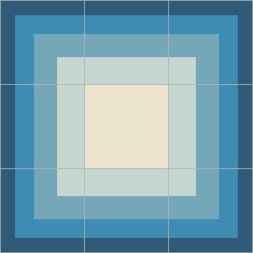 Bisazza / Cementiles / Maze Indigo