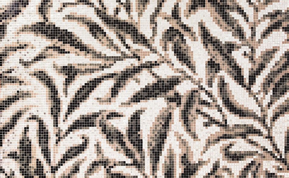 Bisazza / Mosaico - Decorations / Morris Oro Bianco (Luxe)