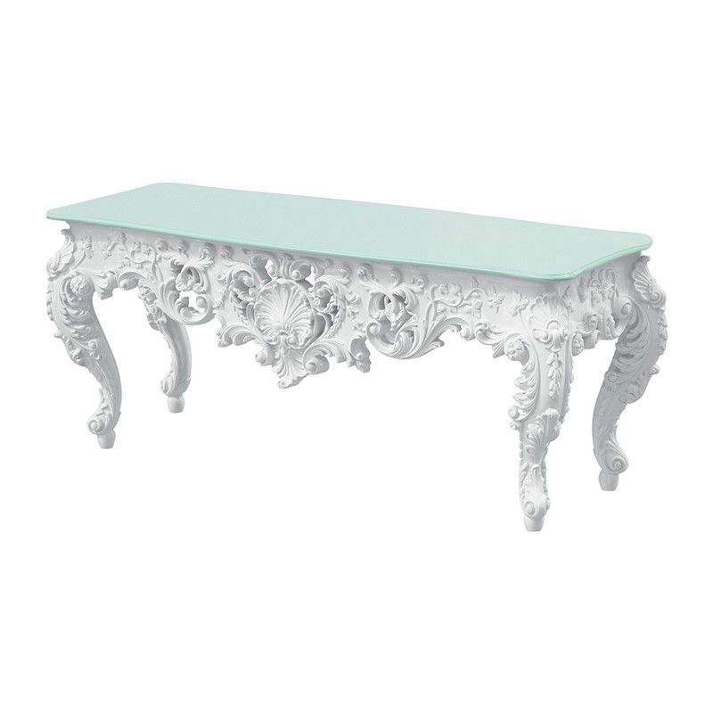 Bisazza / Konsolentische / Bagno - die Wanders-Kollektion / New Antiques Table 165 Weiß