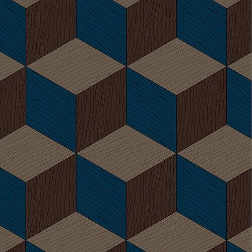 Bisazza / Wood - Decorations / New Escalier Bleu
