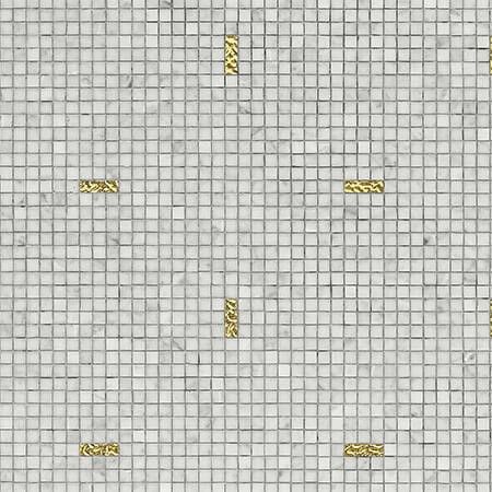 Bisazza / Marmosaico - Decorations / Palestro Bianco Oro Giallo