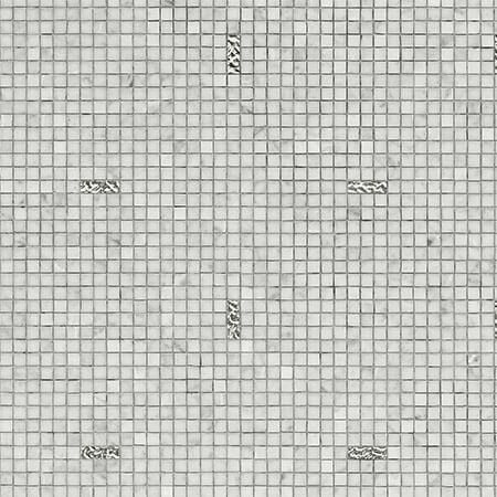 Bisazza / Marmosaico - Decorations / Palestro Bianco Platino