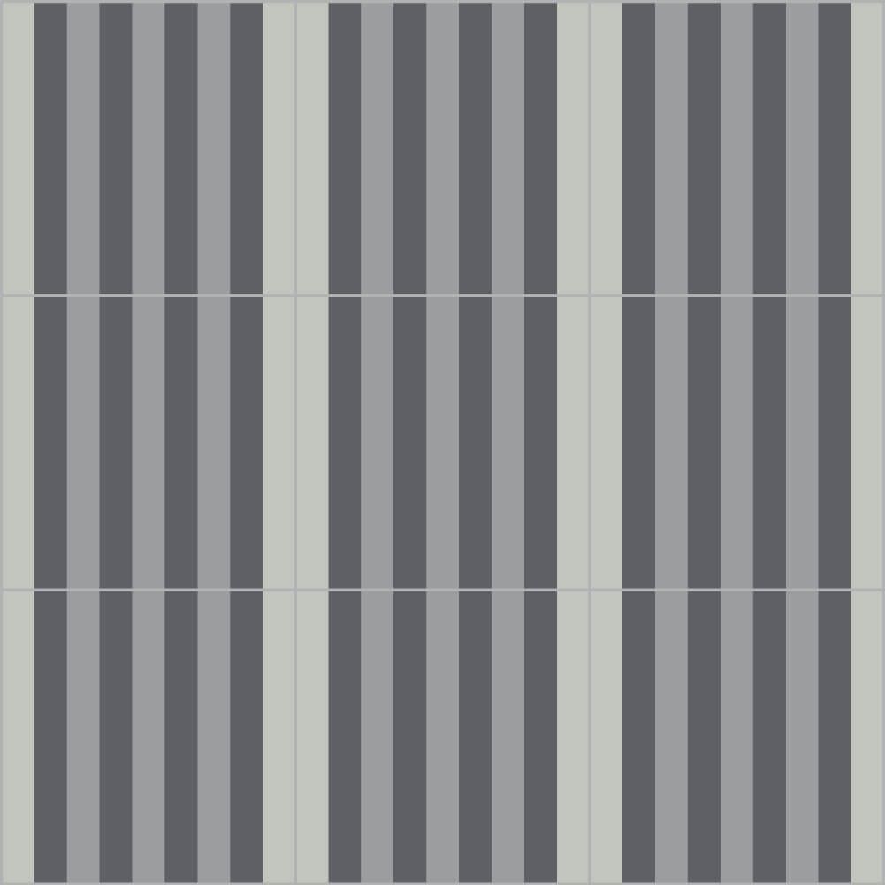 Bisazza / Cementiles / Pipe Straight Grey