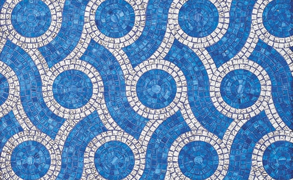 Bisazza / Mosaico - Decorations / Plait Blue (Modern)