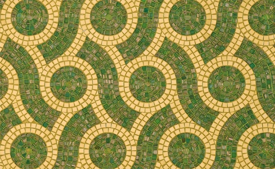 Bisazza / Mosaico - Decorations / Plait Green (Modern)
