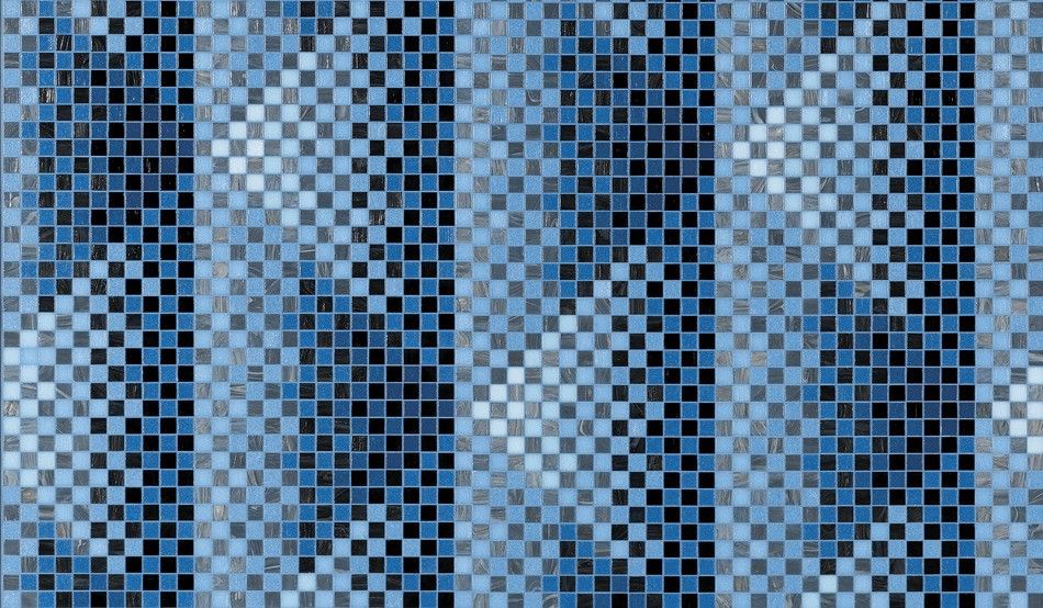 Bisazza / Mosaico - Decorations / Pyramid Blue (Modern)