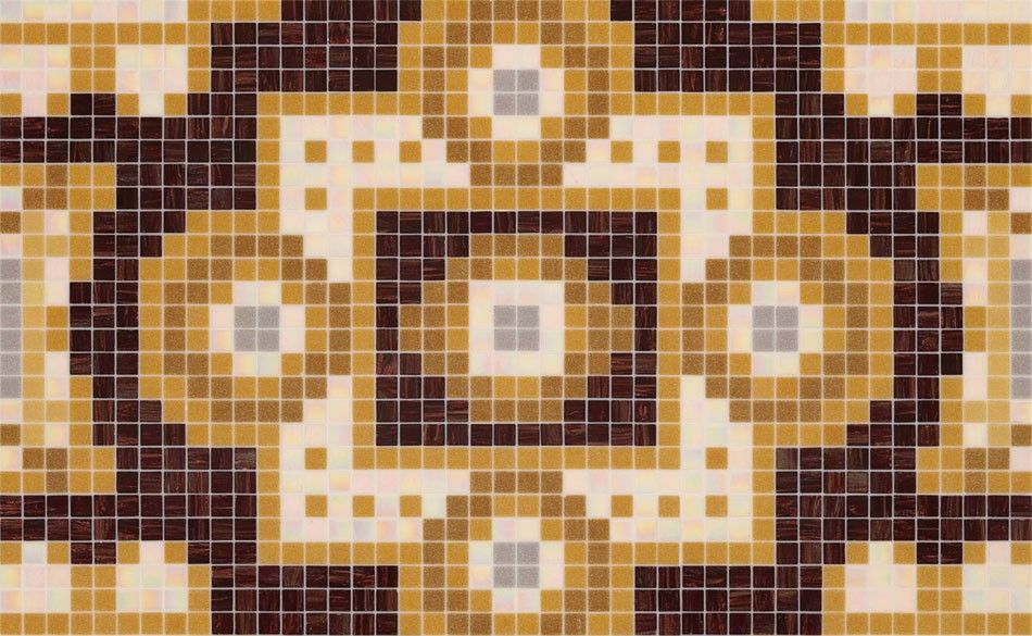 Bisazza / Mosaico - Decorations / Silk Brown (Modern)