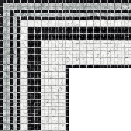 Bisazza / Marmosaico - Decorations / Tortona Nero