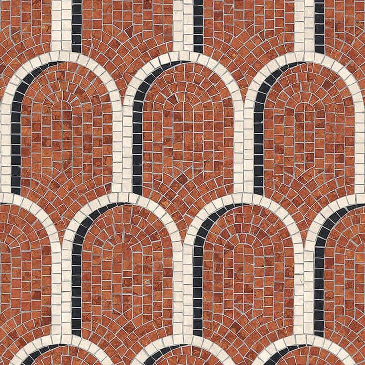 Bisazza / Marmosaico - Decorations / Triennale Rosso