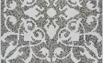 Bisazza / Mosaico - Decorations / Tulips Grey Pattern (Flora)
