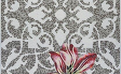 Bisazza / Mosaico - Decorations / Tulips Grey Single (Flora)