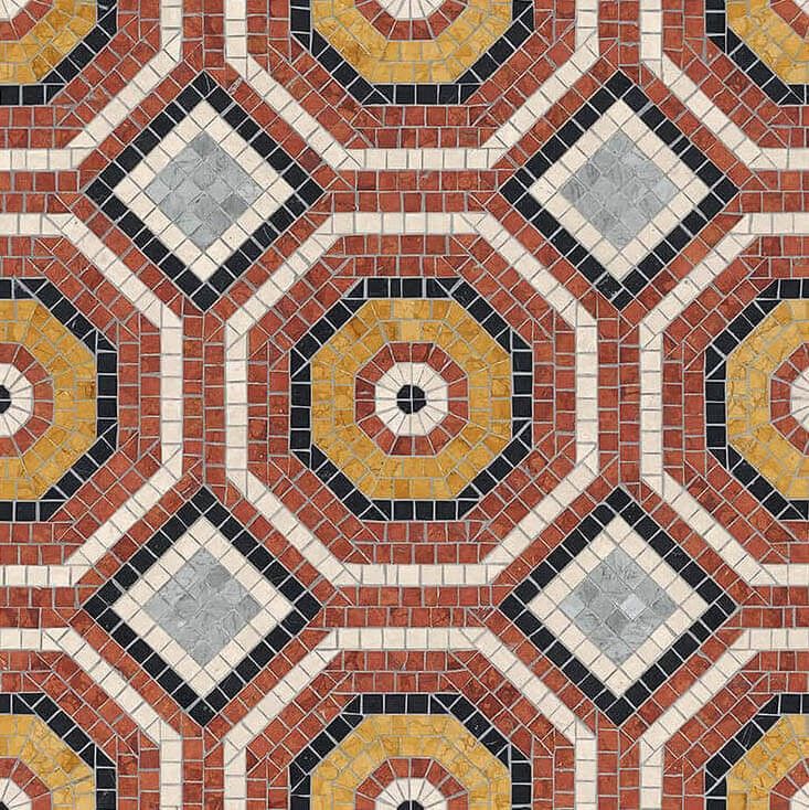 Bisazza / Marmosaico - Decorations / Verri Rosso