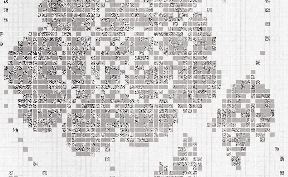 Bisazza / Mosaico - Decorations / Winter Flowers Oro Bianco (Flora)