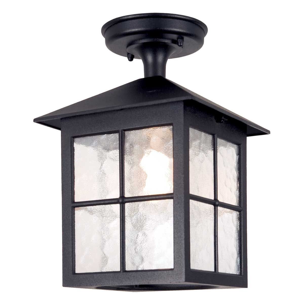 Elstead Lighting / Outdoor Ceiling Lights / Winchester Porch Lantern Black