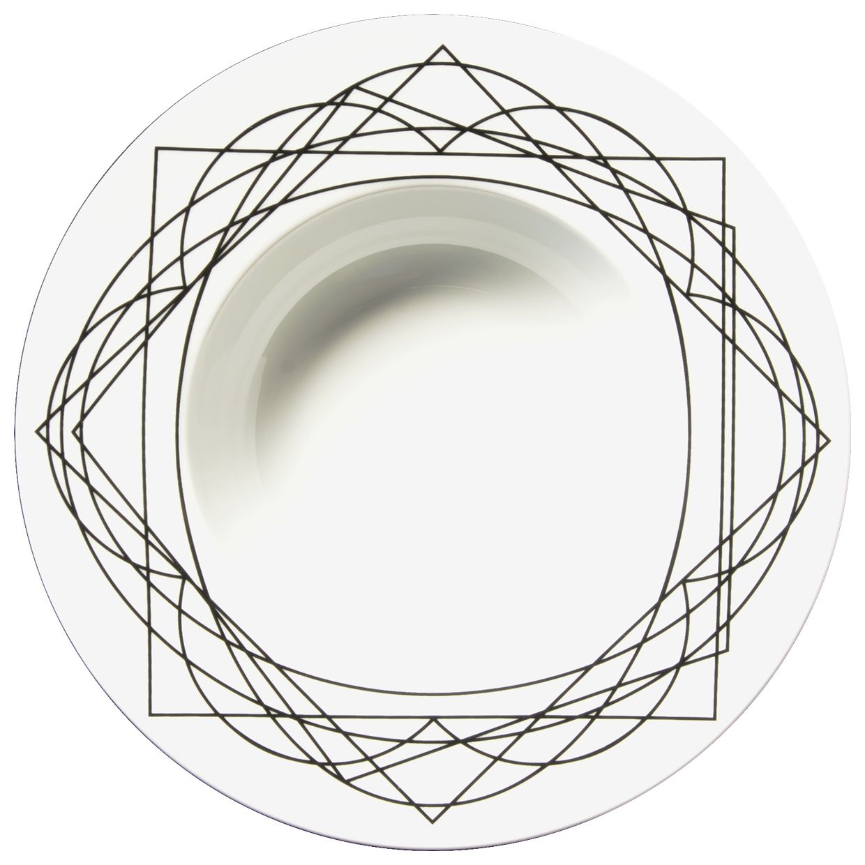 Le Porcellane / Plates & Bowls Tabletop / Baroqeat Black 5862
