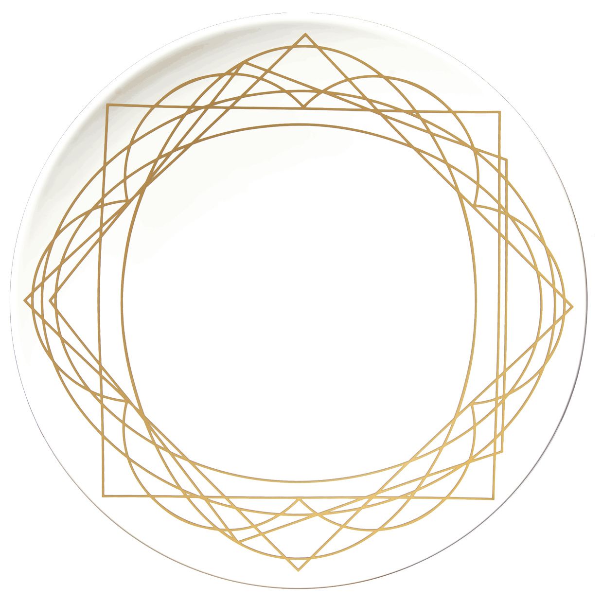 Le Porcellane / Plates & Bowls Tabletop / Baroqeat Gold 5883
