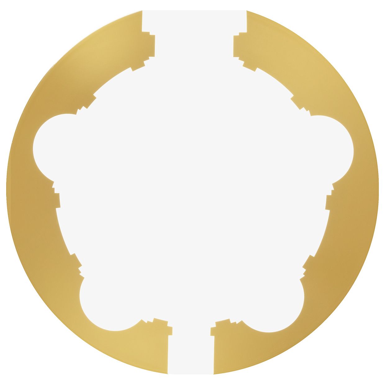 Le Porcellane / Plates & Bowls Tabletop / Baroqeat Gold 5855